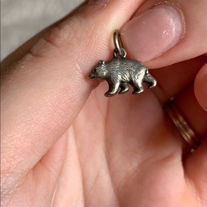 Bear necklace charm